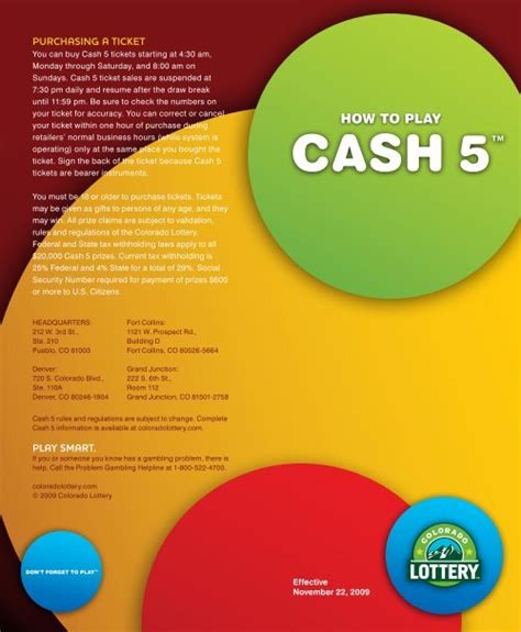 cash 5 colorado lottery|Cash 5 Drawing for Saturday, 8/24/24 .